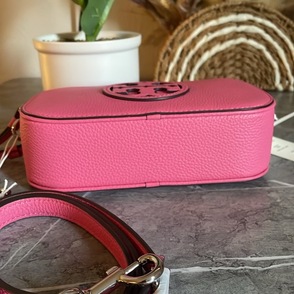 NWT , tory burch mini miller crossbody. Bag 145667 pink love - Picture 10 of 16